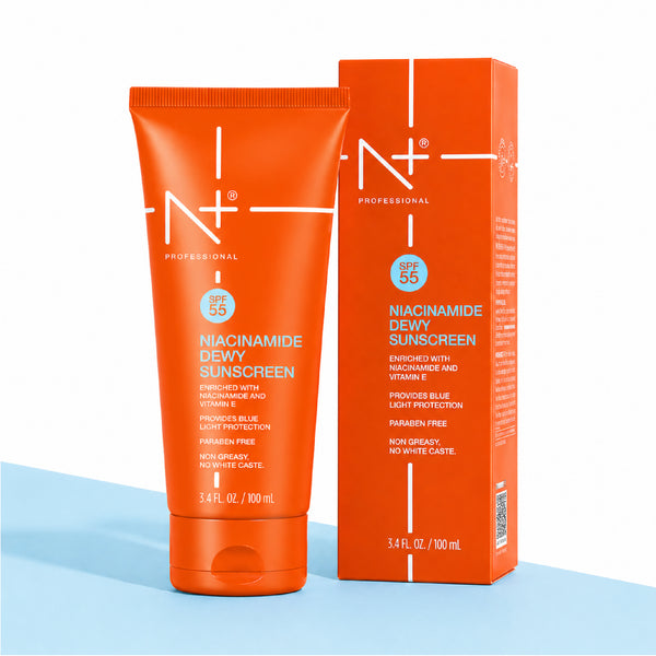 SPF 55 Niacinamide Dewy Sunscreen Cream | Non-Greasy (100 ML)